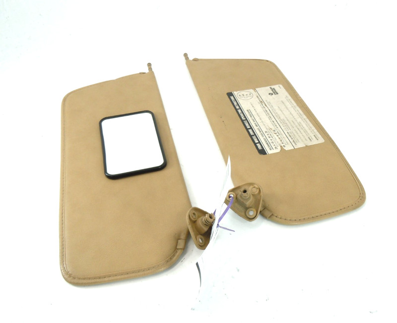 1988 88 Dodge Dakota Sun Shade Visor Pair Left Right OEM