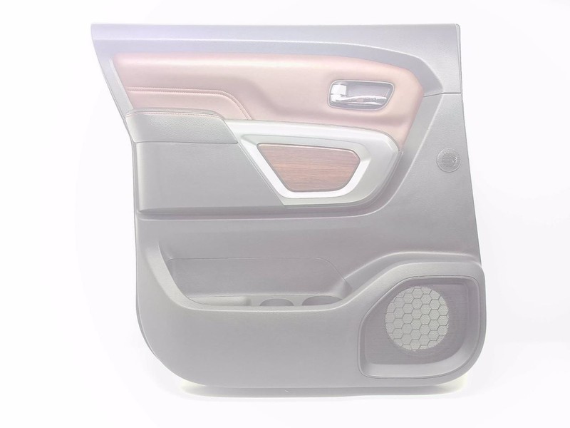 17-24 Nissan TITAN Platinum Reserve Driver Left Rear Door Trim Panel