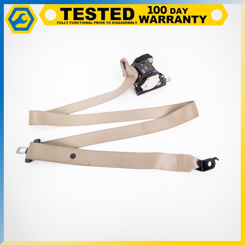 12-18 MERCEDES-BENZ CLS63 AMG CLS550 E550 REAR LEFT SIDE SEAT BELT BEIGE OEM