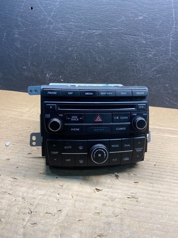 2014 Hyundai Sonata Radio CD Player Climate Control Oem ae2582 DG