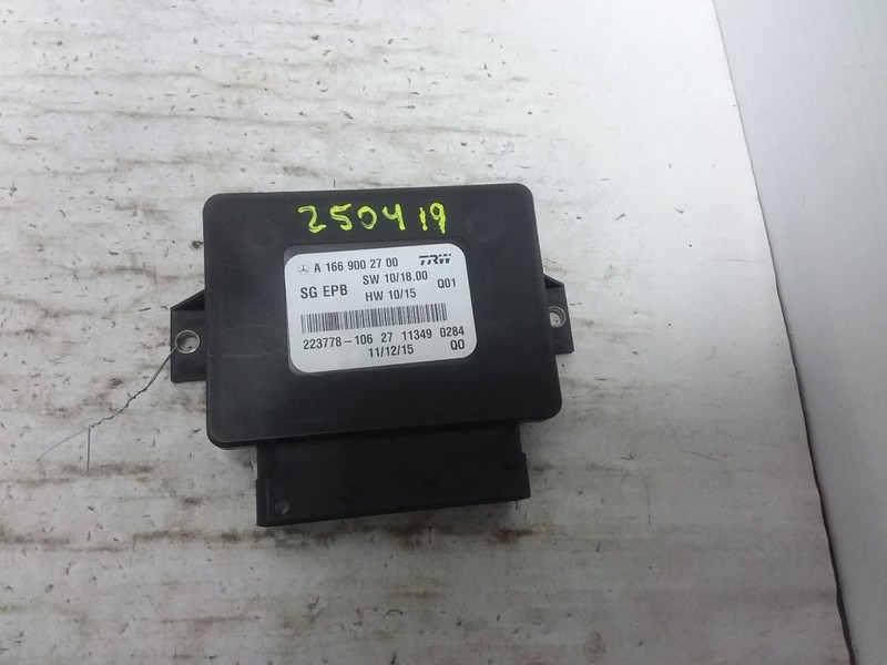Parking Brake Control Module 172 Type SLK300 Fits 14-16 MERCEDES SLK 1669002700