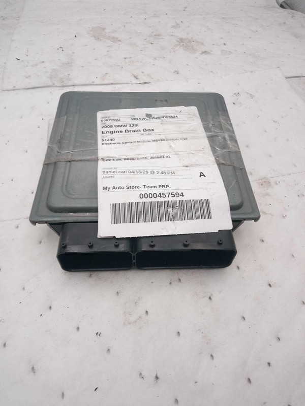 Used Engine Control Module (ECM) fits: 2008 Bmw 328I Electronic Control Module 3