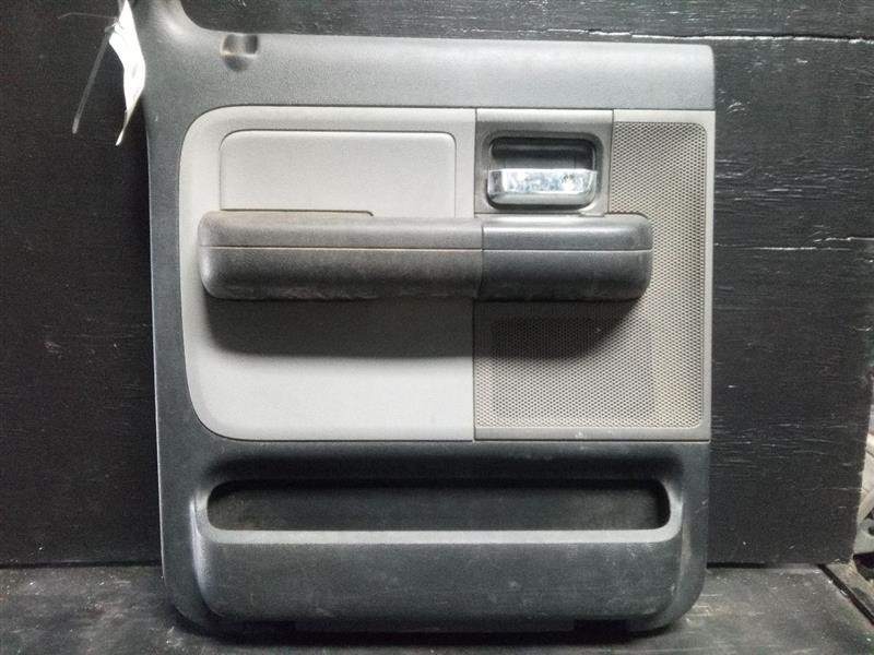 2005 Ford F150 Crew Cab Rear Left Door Trim Panel Black Gray OEM 5L3Z1627407BAC