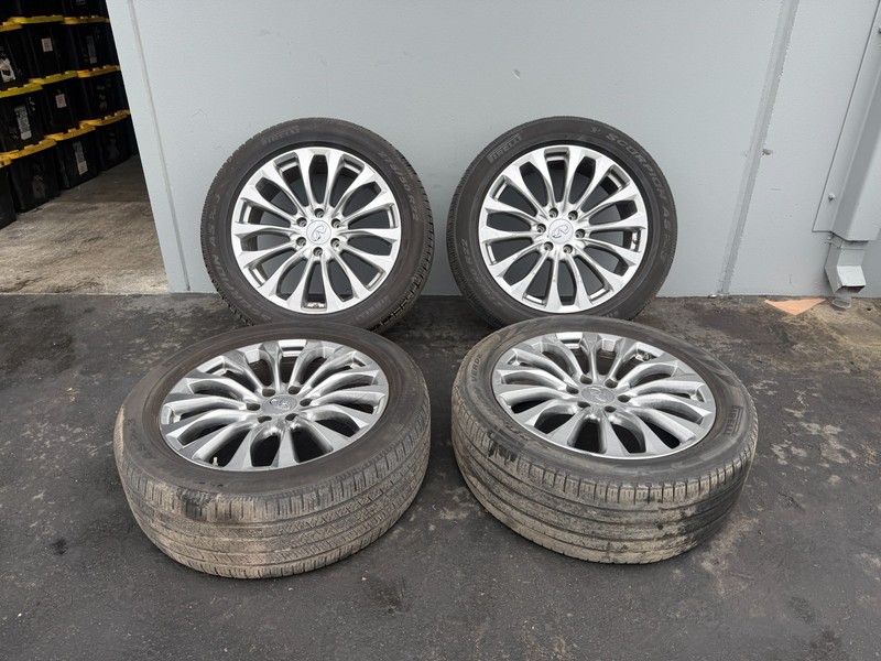 INFINITI QX56 QX80 2011-2024 OEM RIMS WHEELS TIRES 22"X8" SET