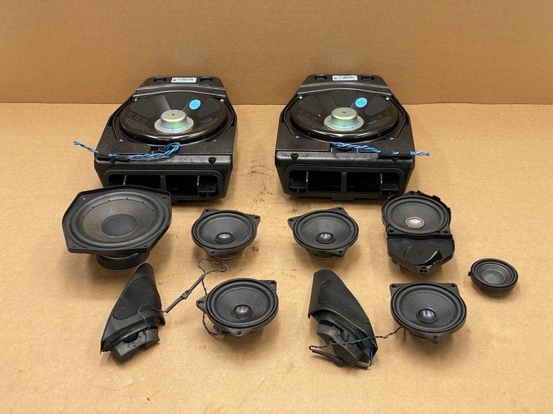 2009-2016 BMW Z4 AUDIO SOUND SUBWOOFER TWEETER SPEAKER SET OEM LOT758