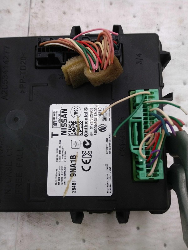 2015 INFINITI QX60 Body Control Module OEM 284B13JA1A 206K Miles White