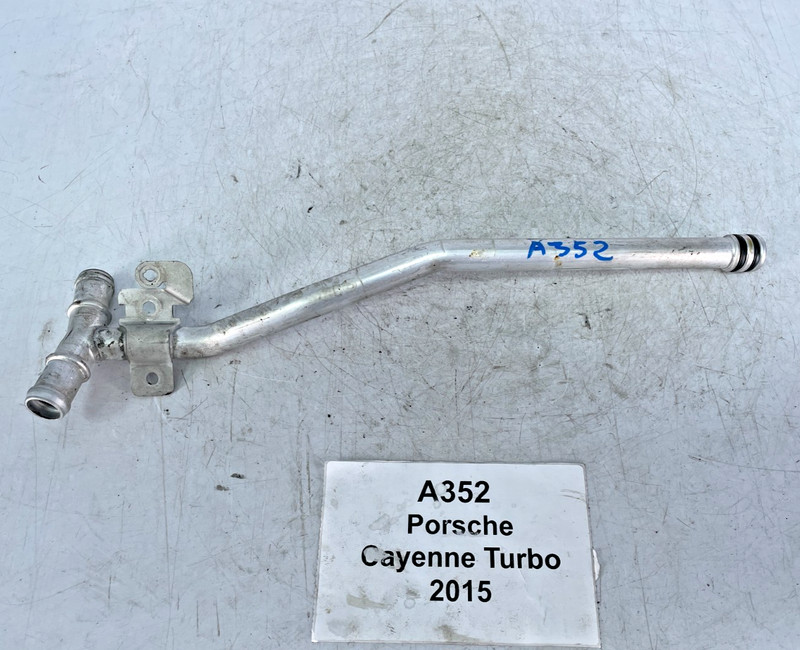 ✅ 2011-2018 OEM Porsche Cayenne Turbo 958 4.8 V8 Engine Coolant Thermostat Pipe