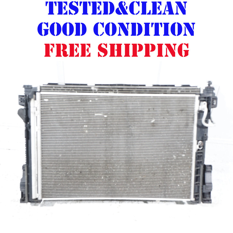 08 - 11 MERCEDES C300 4Matic RADIATOR CONDENSER FAN OEM