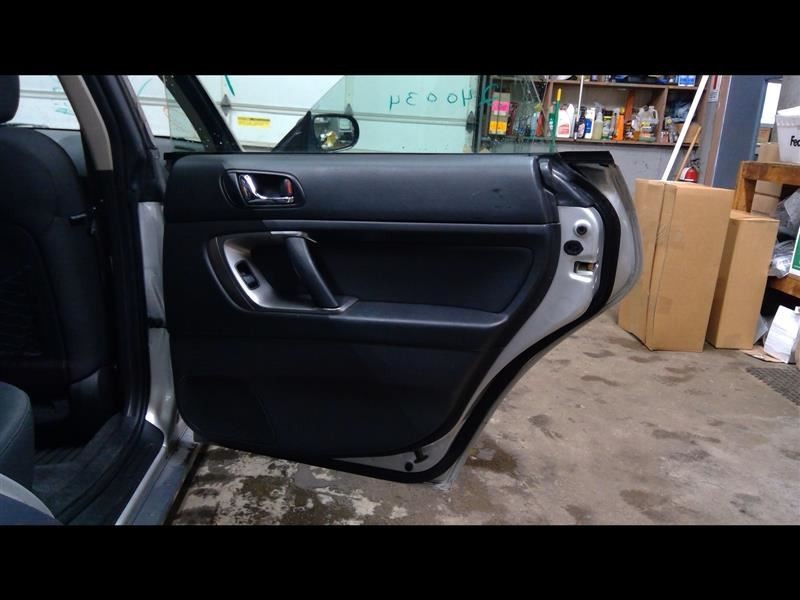 2006 LEGACY Passenger Right Rear Door Trim Panel Rear Black 1292325
