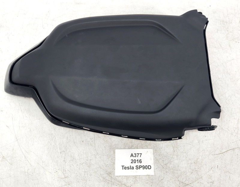 ✅ 2016-2020 OEM Tesla S Front Left Driver Seat Upper Back Trim Cover Black