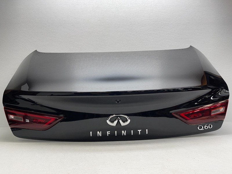 2017-2022 INFINITI Q60 TRUNK LID TAILGATE DECK BLACK OEM LOT612