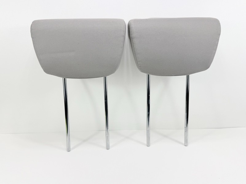 2006-2007 TOYOTA HIGHLANDER 3RD ROW HEADREST HEAD REST GRAY CLOTH SET OF 2 OEM