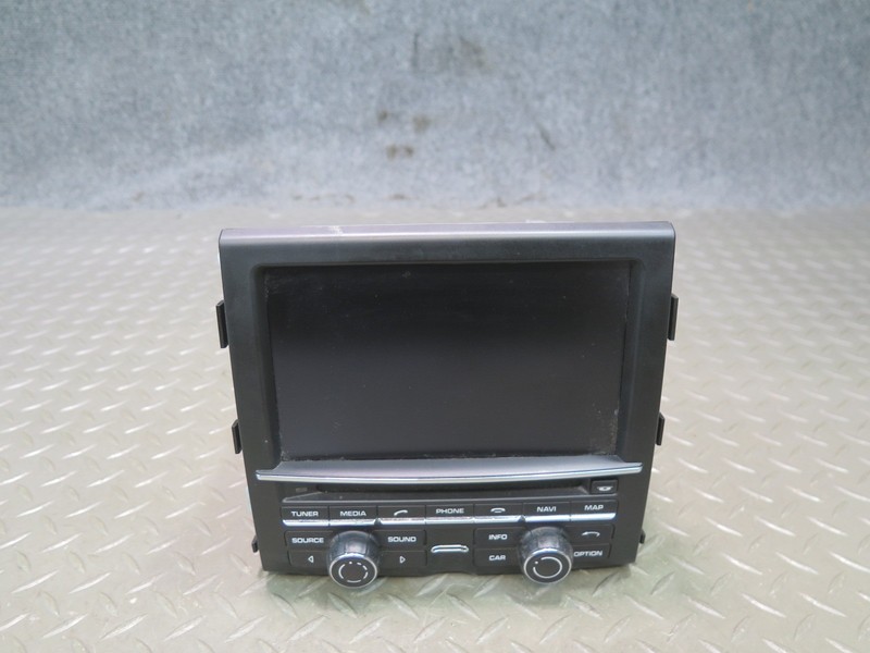 2012 PORSCHE CAYENNE 958 CD RADIO RECEIVER NAVI DISPLAY SCREEN MONITOR