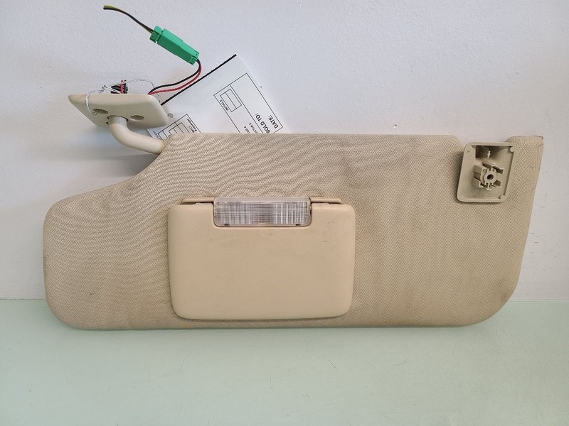 Driver Sun Visor Illuminated With Garage Door Opener Fits 07-10 MKX 586069