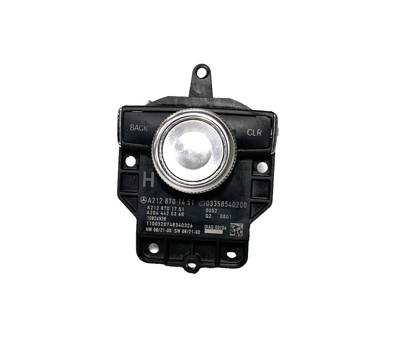10-16 MERCEDES E550 CONVERTIBLE HEAD UNIT CONTROLLER KNOB SWITCH OEM #A0.36