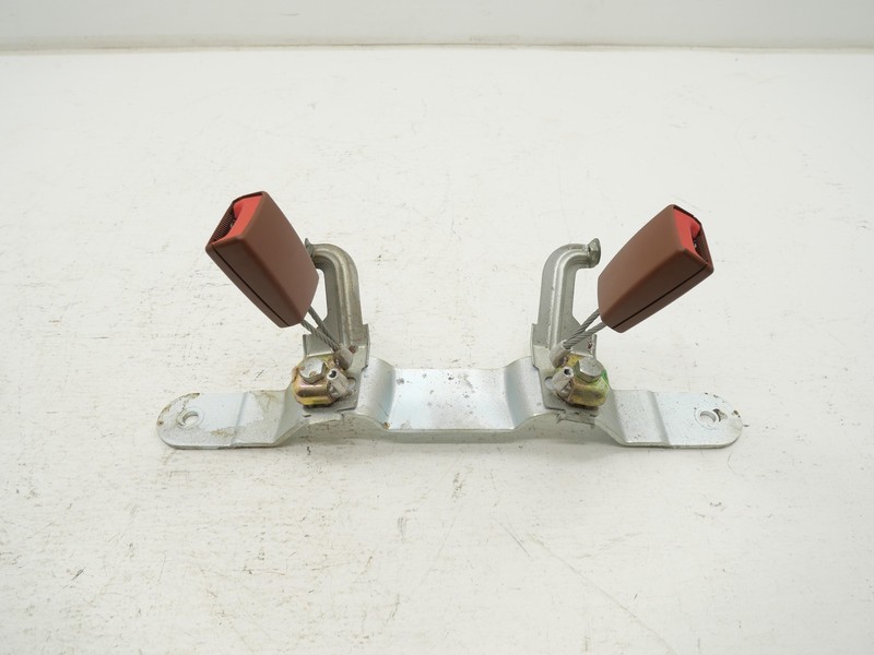 2005 Bentley Continental GT Rear Seat Belt Buckle Set LH/RH Saddle Brown 59k OEM