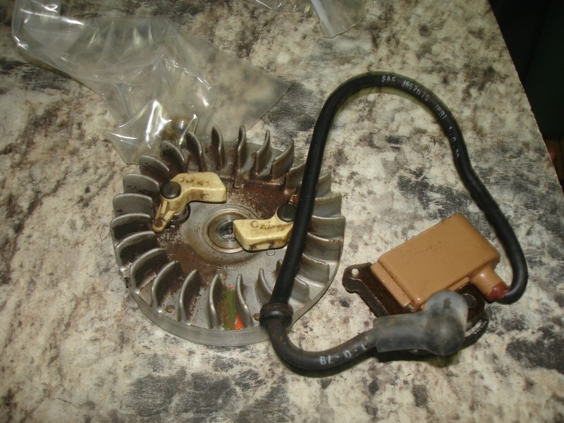 McCulloch 610 coil and flywheelchainsaw part pro mac only bin 550