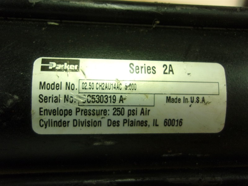 Parker CH2AU14AC 02.50 5.000 Series 2A Hydraulic Cylinder *FREE SHIPPING*