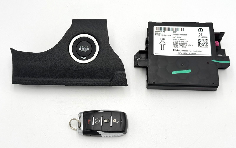 ✅2019-2026 RAM 1500 5th Gen OEM IGNITION SWITCH BUTTON BEZEL WIRELESS MODULE KEY