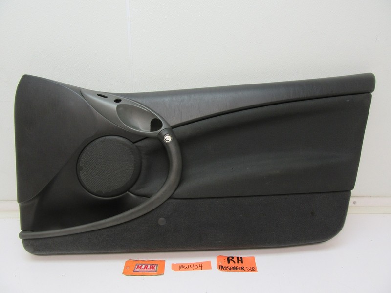 99-02 COUGAR FRONT DOOR PANEL RIGHT R RH RF PASSENGER INTERIOR TRIM BLACK CAR