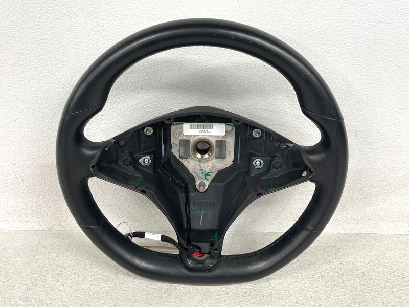 ⭐2012-2021 TESLA MODEL S X STEERING CONTROL LEATHER BLACK OEM LOT2387