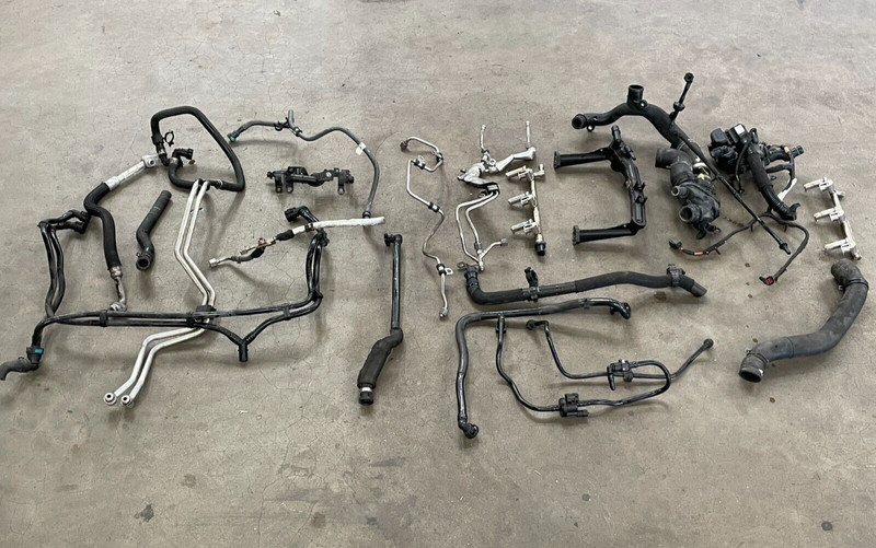 15 16 17 Jaguar F Type X152 3.0L V6 Hoses Set 1447 OEM