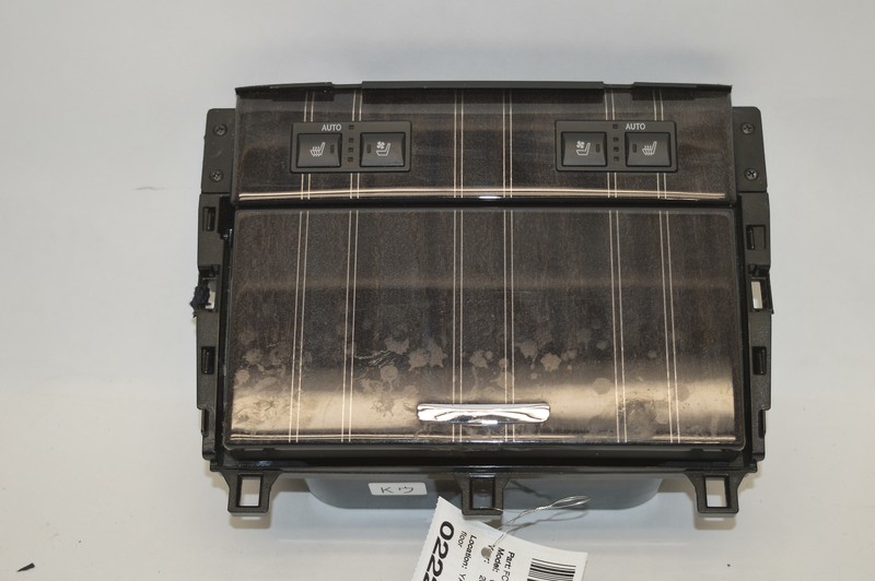 2016-2019 LEXUS GS350 FRONT CENTER CONSOLE STORAGE TRAY W/ SEAT HEAT SWITCH OEM