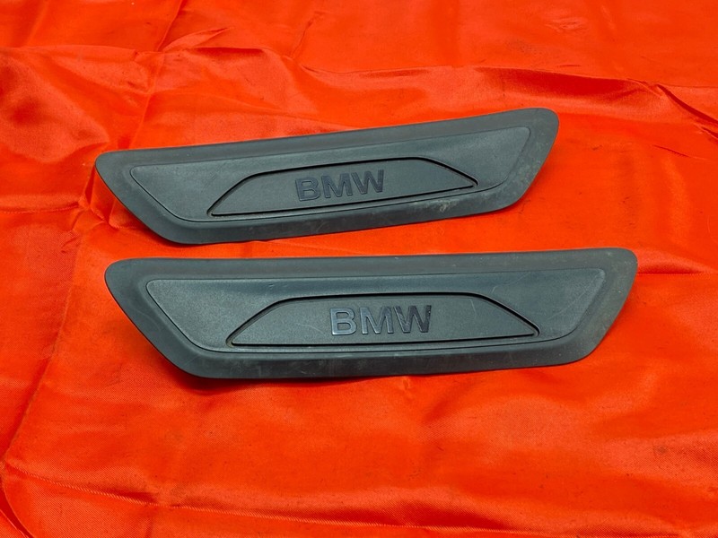 16-23 BMW F48 X1 Rear Left & Right Door Sill Entrance Scuff Trim Cover Set OEM✅