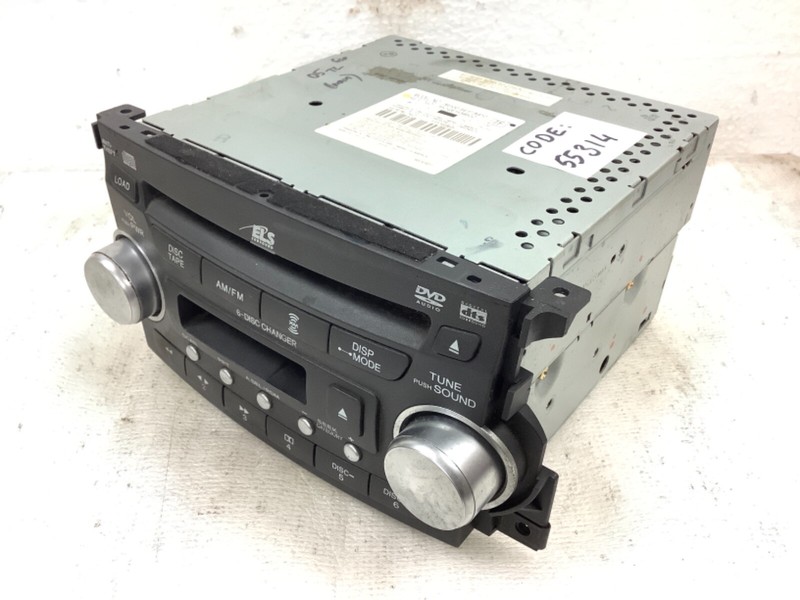 05-06 Acura TL Tuner 6CD DVD XM Tape Player AM/FM Radio Dashboard Receiver 1TB2