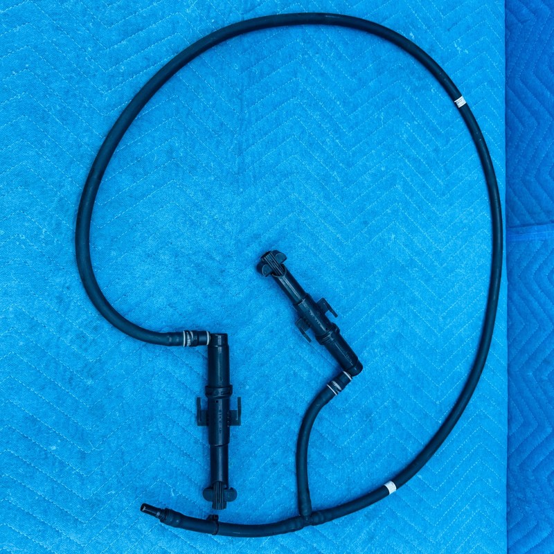 2012–2017 BMW 650i Headlight Washer Nozzles and Hose Line OEM 1300750010