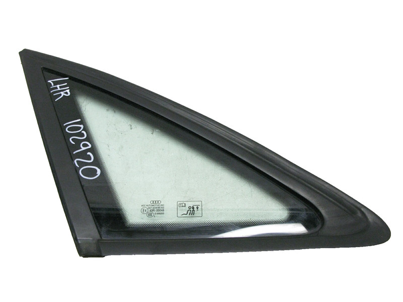 09-16 AUDI B8 A4 S4 RS4 SEDAN REAR LEFT DRIVER QUARTER WINDOW GLASS OEM 102920