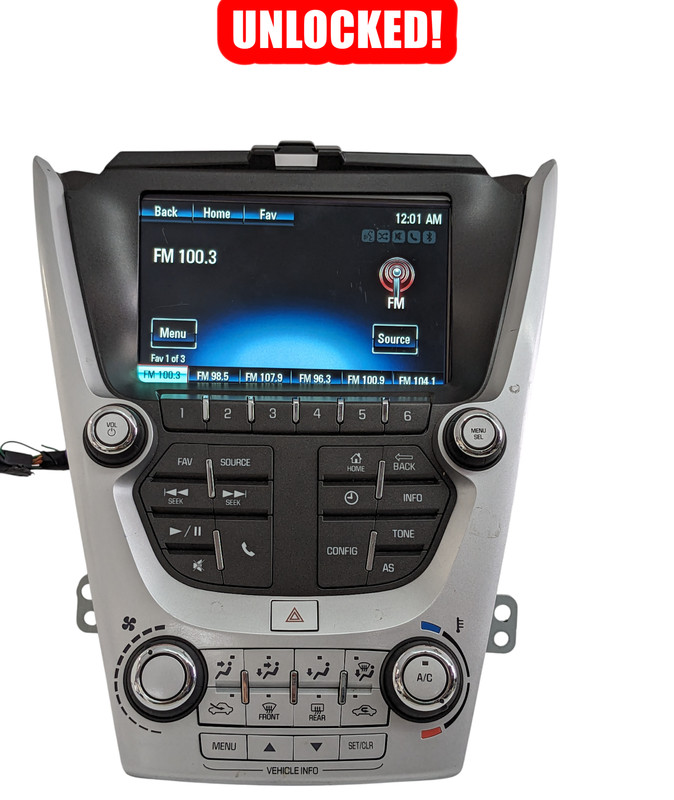 UNLOCKED 16 17 Chevrolet Equinox CD Player Radio Display Screen Climate Control