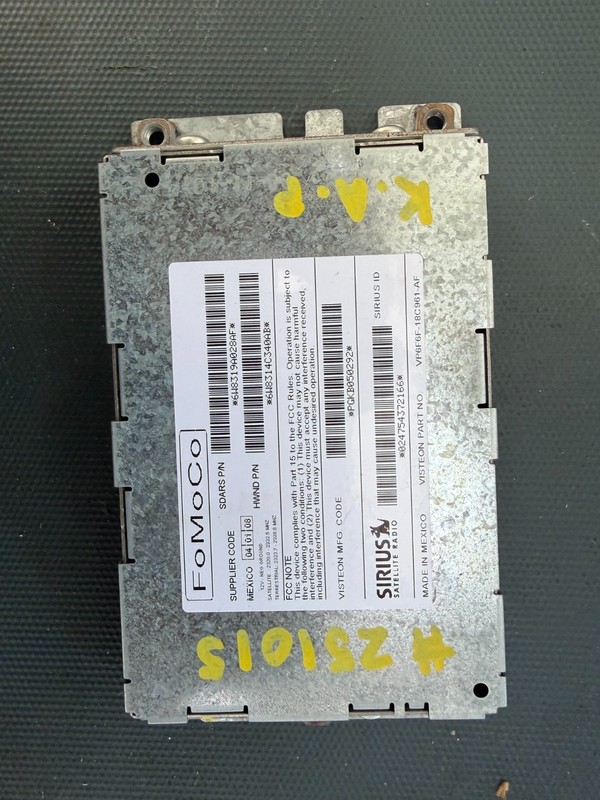 07-09 JAGUAR XF XK OEM SATELLITE RECEIVER CONTROL MODULE COMPUTER 6W8319A028AF