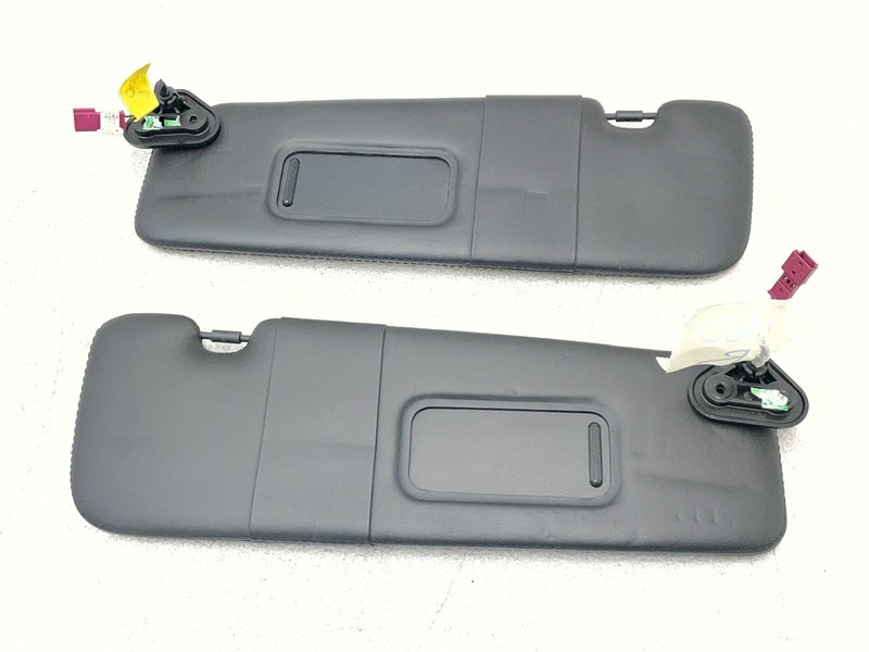 2013 2014 2015 F12 BMW M6 Left & Right Sunvisor Visor Set Pair Black OEM 1660