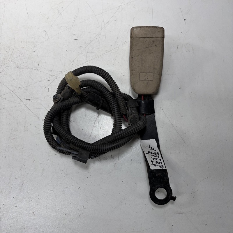 89-90 Acura Legend 4D Left Front Seat Belt Buckle Beige OEM