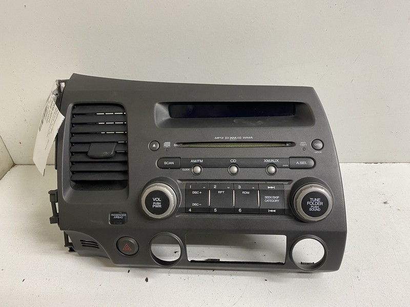 2006-2008 Honda Civic EX MX Sedan Hybrid NON-NAV Radio Stereo 39101-SNA-A520-M1