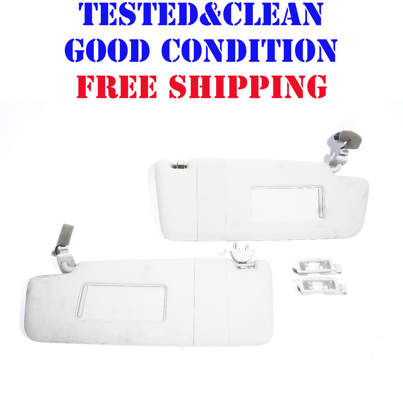 2015-2022 VOLKSWAGEN PASSAT Sun Visor w/ Light Left & Right set of 2 OEM 9K