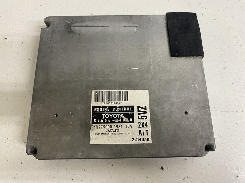 2002 Toyota Tacoma 3.4 6 Cylinder 4x2 Auto Crew Cab Engine Computer Ecu Ecm Pcm