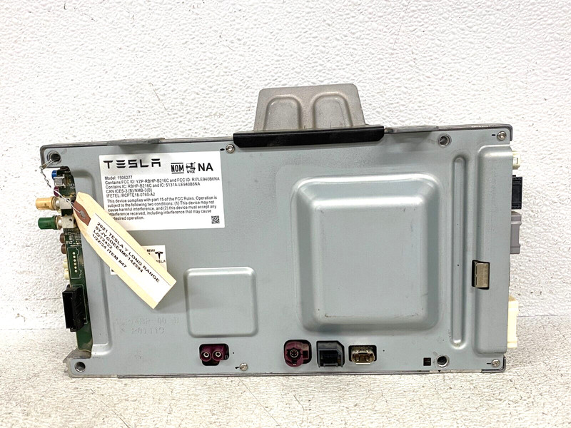 ⭐2020-2022 TESLA MODEL Y MEDIA CONTROL MODULE MCU UNIT ASSEMBLY OEM LOT2422