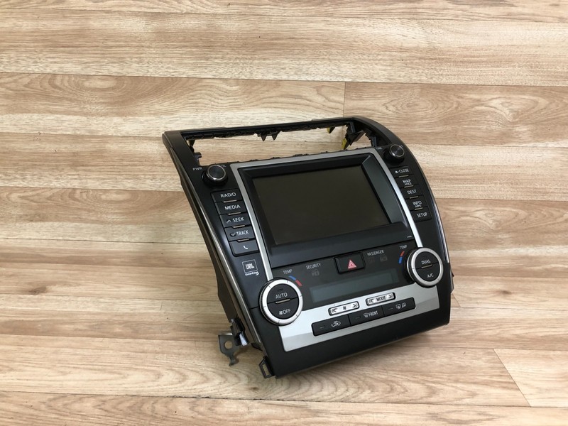 TOYOTA CAMRY OEM FRONT NAVIGATION RADIO STEREO SCREEN GPS JBL HEADUNIT 12-14