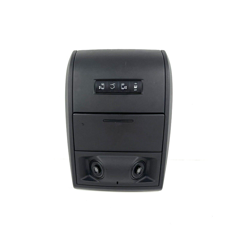 2011-2016 Dodge Grand Caravan Overhead Console Dome Map Light Power Doors Black