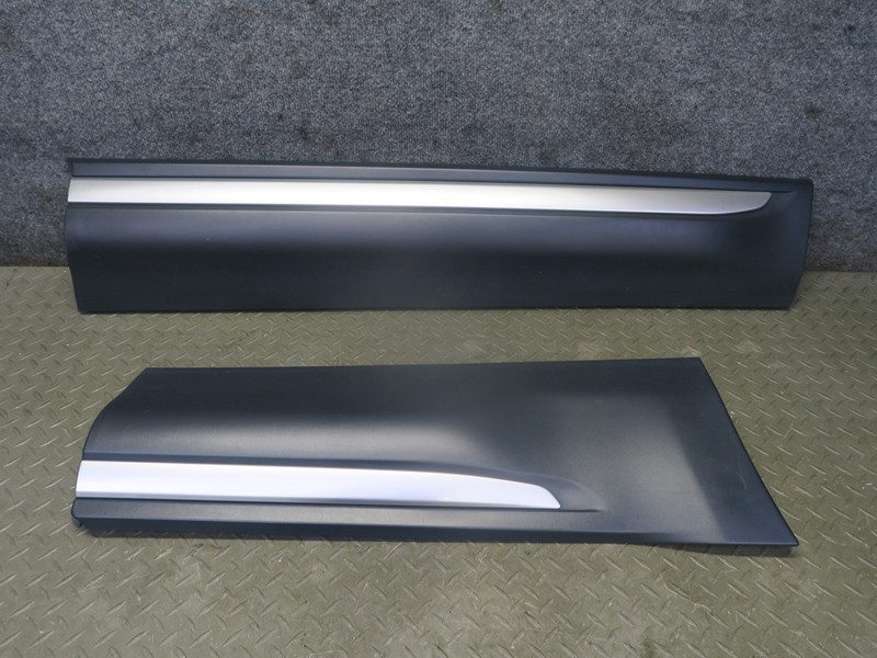 12-19 RANGE ROVER EVOQUE L538 FRONT & REAR RIGHT DOOR LOWER TRM MOLDING SET OF 2