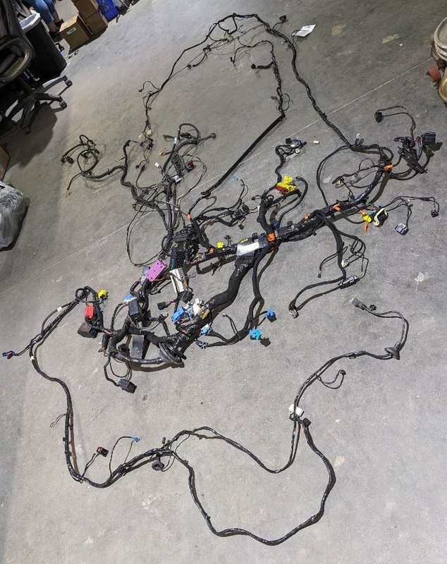 2008 Chevrolet Corvette C6 Coupe Interior Dash/Body Wire Harness1184871