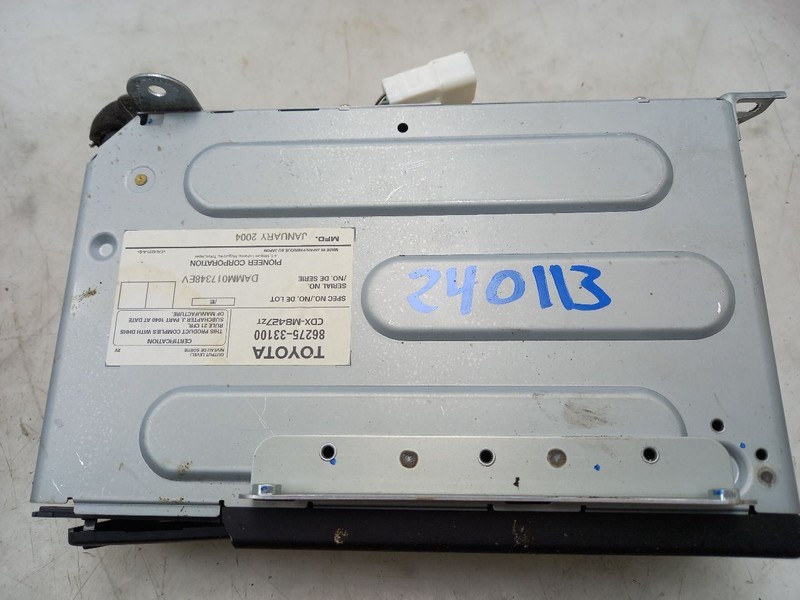 04 05 06 LEXUS ES330 RADIO AUDIO EQUIPMENT CD CHANGER 86275-33100