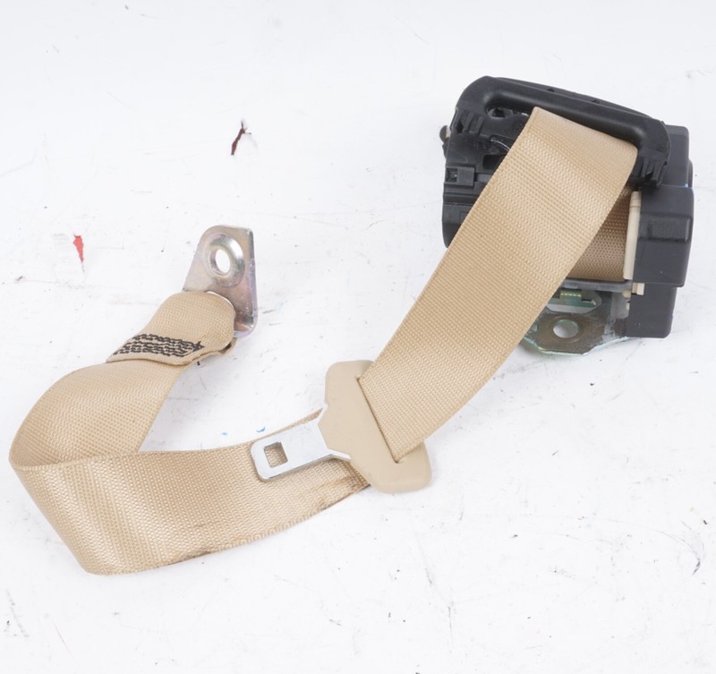 07-13 Mercedes W221 S550 S400 S450 Seat Belt Rear Right Passenger Side Beige OEM
