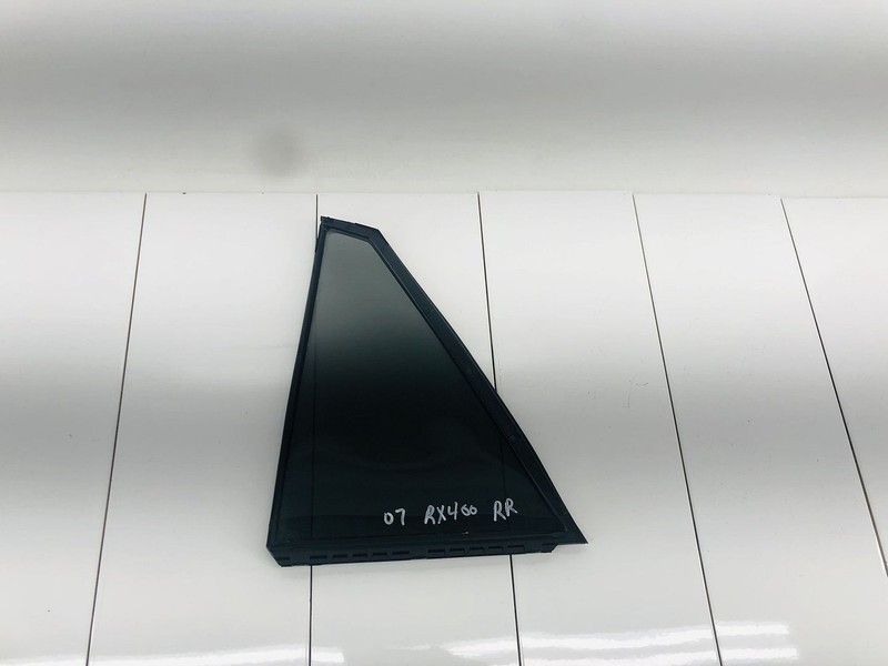 06-08 LEXUS RX400H REAR RIGHT SIDE DOOR QUARTER GLASS WINDOW OEM