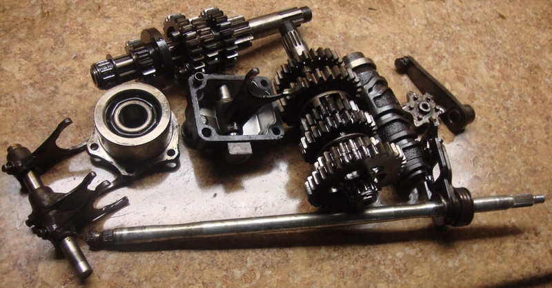 1990 Kawasaki Bayou ATV KLF 300 KLF300 Engine Motor Transmission Gear Shift Fork