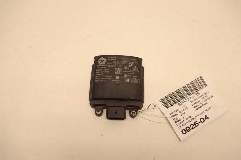 2016-2020 DODGE DURANGO REAR LEFT SIDE BLIND SPOT RADAR SENSOR MODULE UNIT OEM