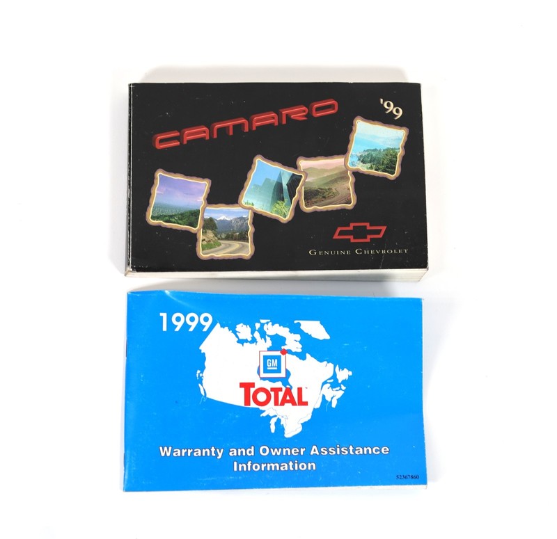 1999 Chevy Camaro Owners Manual Warranty & Owner Assistance Booklet