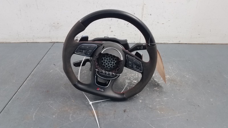 2019 Audi RS3 8V Quattro Leather Steering Wheel / Column #0804 E5